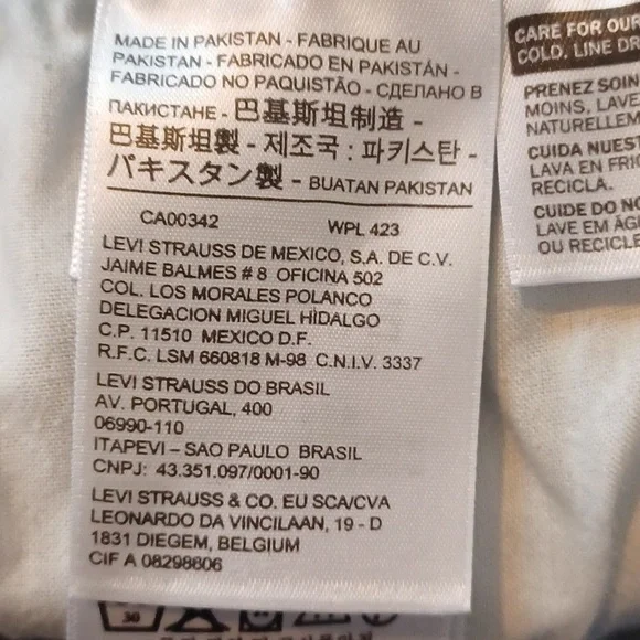 Levis High Rise Ankle Sz.29. L.26.5". R.11" Dark Wash.EUC! - Picture 8 of 11